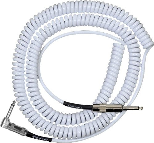 Lava Cable Retro Coil White Right Angle