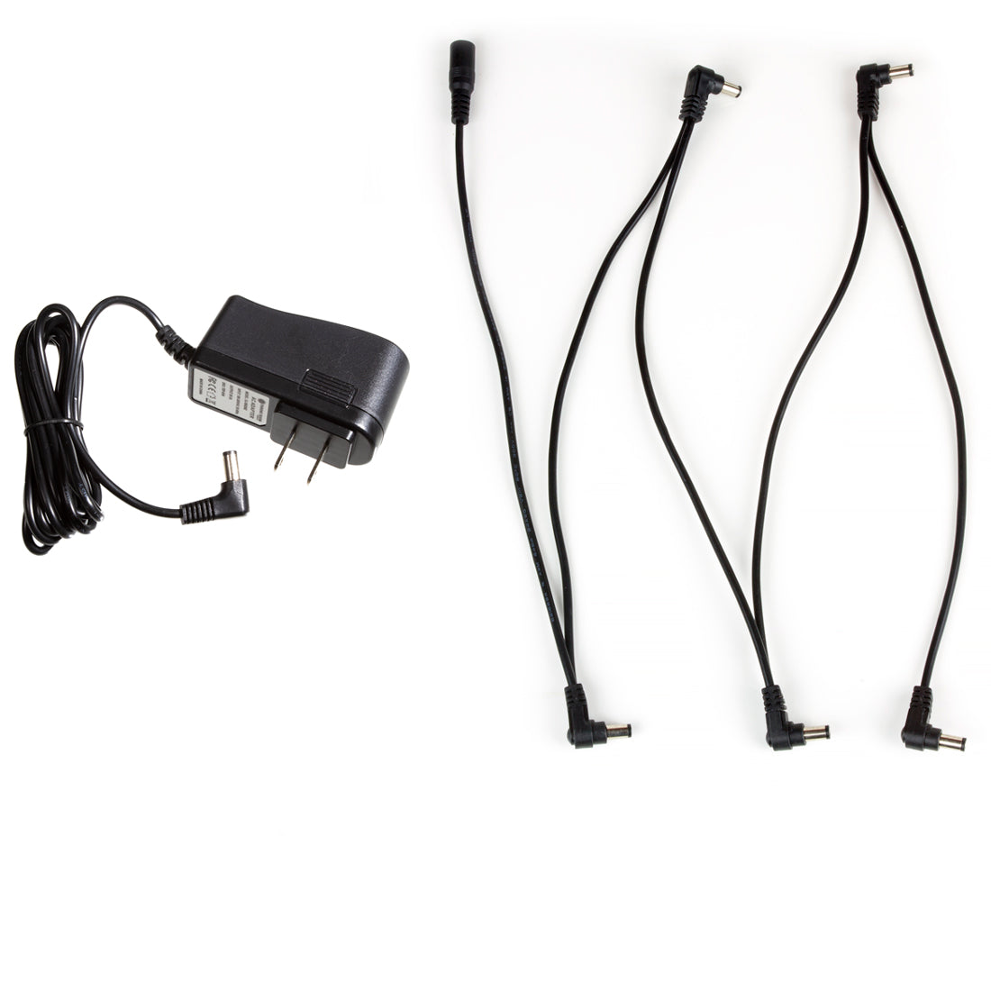 2000mA 9V DC Right Angle Power Adapter 5-Plug Kit